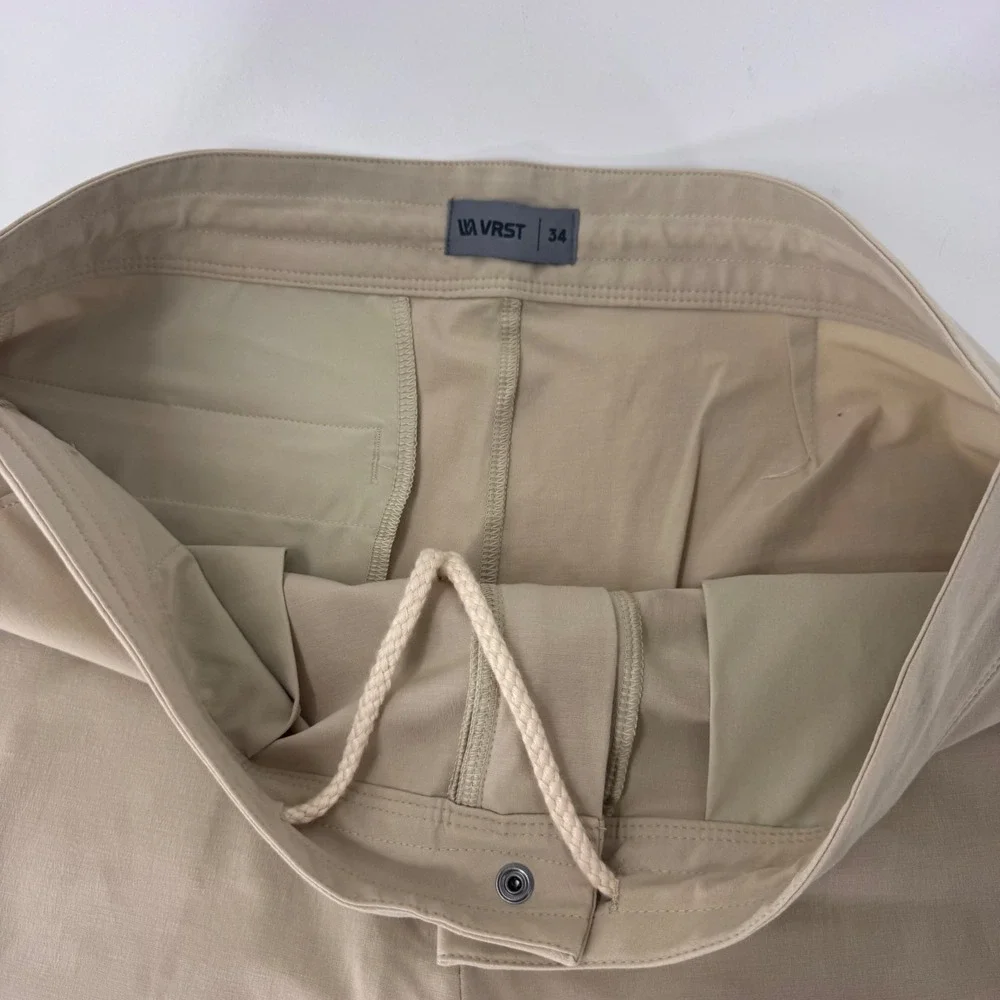 VRST Mens All Purpose Short 7 Inch Inseam Stone Quarry Beige 34‎ NEW